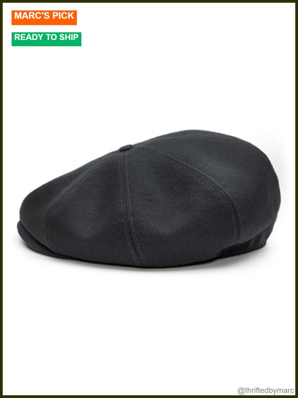 100% Wool Newsboy Cap for Men and Women, 8-Panel Classic Vintage Style